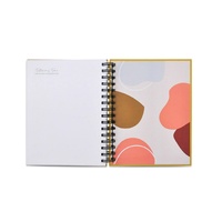 Carnet à spirales en tissu PP PVC avec services d'impression pour l'organisation personnelle