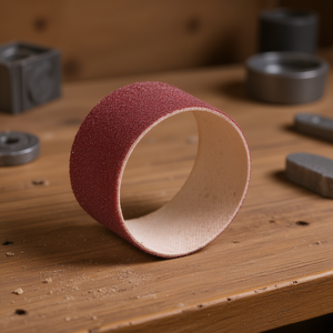 Manguito de tela abrasiva de corindón de 75x30 mm, grano 80, para aplicaciones de lijado - Product Image 3