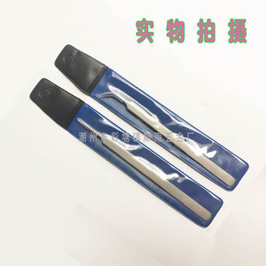Pinzas extendidas de acero inoxidable, pinzas de precisión de 16 cm para extensión de pestañas, herramientas de reparación de teléfonos móviles. - Product Image 5