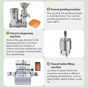 Shea Cocoa Almond Walnut Hummus Industry Commercial Grinder <b>Processing</b> Butter Make <b>Machine</b> Production Line - Product Image 4