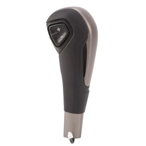 Poignée de levier de vitesses Chevrolet L-08 en cuir gris ergonomique avec commande de changement de vitesse ascendante et descendante - Product Image 1