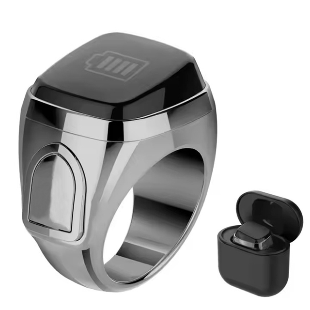 Sleep Tracker APP Control Smart Tasbih Tally Counter Ring for Prayer Zikr Ring Digital Tasbeeh 5 Prayer Time Vibration Reminder
