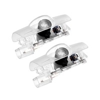 Projecteur LED de bienvenue pour porte, lampe de courtoisie modifiée pour Toyota Alphard, Vellfire et Crown Vellfire