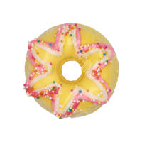 Vente en gros de bombes de bain bio colorées en forme de beignet pour bain moussant enfants Fizzer Donut bombe de bain coffret cadeau pour douche