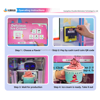 Máquina de Helado Suave Comercial Totalmente Automática, 3 Sabores, Autoservicio, Robot Expendedor, 110/220V, OEM, ODM, Fábrica, Centro Comercial