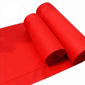 Tapis rouge en Polyester, 1 pièce, pour exposition commerciale