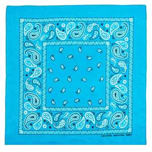สองด้านพิมพ์ Paisley Bandana ผ้าฝ้าย<span class=keywords><strong>100%</strong></span> ผ้าพันคอที่กำหนดเองในสต็อก - Product Image 3