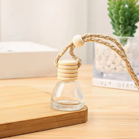 Ventes Flash Usine : Flacon Vide en Verre Transparent 8ml pour Aromathérapie avec Pompe Pulvérisatrice, Sérigraphie, Pendentif Parfum Voiture, Logo Personnalisé