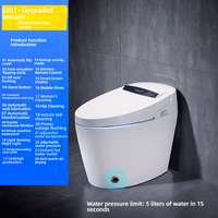 Cuvette de toilette intelligente moderne Elite, design ergonomique, abattant à fermeture douce, bidet intelligent pour la rénovation de villas de luxe