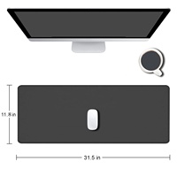 Grand tapis de bureau pour gamer, tapis de jeu antidérapant, tapis d'écriture, tapis de souris pour bureau, table, ordinateur portable, imperméable, facile à nettoyer, pour le bureau, la maison