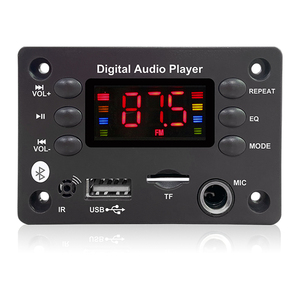 12V MP3 <span class=keywords><strong>Board</strong></span> giải mã xe Kit USB MP3 Máy nghe nhạc hỗ trợ WMA WAV TF Khe cắm thẻ nhớ/USB/FM với microphone - Product Image 1
