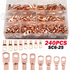 ขั้วต่อสายไฟทองแดงแท้ 4-25 มม. แบบยุโรป รุ่น SC ซีรีส์ HS-50B ใช้ร่วมกับคีมย้ำสายได้ - Product Image 2