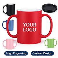 Tasse à café en céramique personnalisée avec logo, mug en porcelaine avec soucoupe pour cadeau d'entreprise