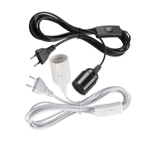 UK US AU EU <strong>Plug</strong> <strong>to</strong> <strong>E27</strong> Lamp Base Conversion LED Light Wall Flexible Lamp Holder Converter With Switch LED Head Bulb <strong>Socket</strong> - Product Image 6