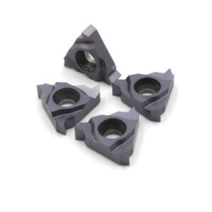 Insertos roscados sólidos métricos 16IR ISO de alta precisión Paso Insertos de roscado de carburo de tungsteno de 2,5mm Cortador de torneado - Product Image 1