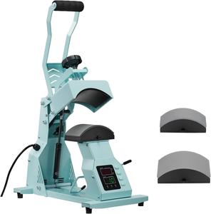Hat Heat <strong>Press</strong> Machine with 2pcs Interchangeable Platens Hat <strong>Press</strong> for HTV and Sublimation Projects Caps Headbands Cuffs Face - Product Image 6