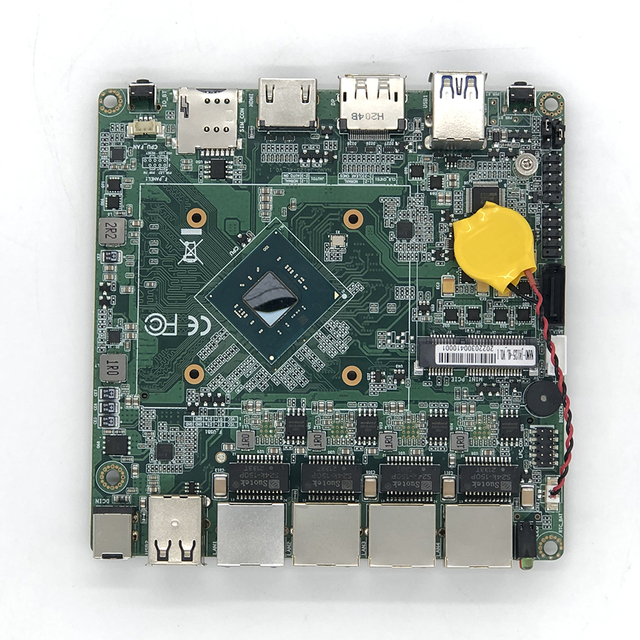 Intel Celeron J4125 Quad Core 2.0Ghz DDR4 8GB RAM 4 Lan 2.5GbE Soft Router Industrial Firewall Motherboard