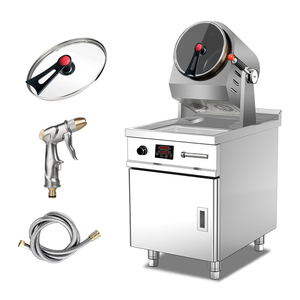 Máy nấu ăn tự động quay tròn, xào cơm, xào đồ ăn, thiết bị nấu ăn quay tròn cho nhà hàng - Product Image 2