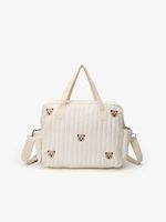 Grand Sac de Poussette Portable à Grande Capacité, Sac à Main Maternité Unisexe pour Mamans et Bébés, Sac à Bandoulière Unique pour Mère