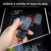 Tone Fork EDC Metal Push Toy Infinite-Position Snap Coin Finger Spinner Tecnología Negra Alivio del Estrés Rango de Sonido Juvenil (15-35)