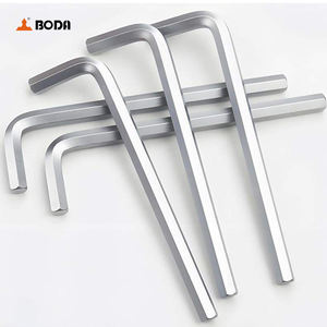 طقم مفاتيح ألن سداسية بمقبض على شكل حرف L مع رأس كروي وذراع طويل من BODA - Product Image 1