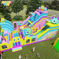 JOYFUL FUN Château gonflable pour enfants, aire de jeux gonflable