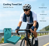 Serviette rafraîchissante en tissu Solid Ant, directement de l'usine, serviette froide unie pour le sport et le yoga, prix direct