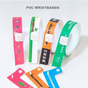 Pulseras de PVC Desechables Ajustables Personalizadas con Logotipo, Texto y Código QR para Promociones y Eventos - Product Image 4