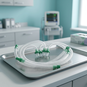 Circuit respiratoire jetable certifié CE avec double filtre à eau pour usage en soins intensifs - Product Image 2