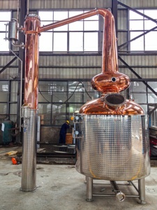 Still de pot entièrement en cuivre 100L 500L 1000L 3000L Still Scottish <span class=keywords><strong>Malt</strong></span> Whiskey Pot Still Whisky Still - Product Image 4