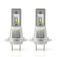 LANSEKO Phare LED Haute Qualité V10ps Ampoule H7 H4 H3 9005 Avec Effet d'Éclairage Parfait Sans Ventilateur 4000LM pour Tous les Feux LED de Voiture