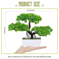 Bonsaï artificiel certifié UV, pin de 120 cm en pot plastique, pour décoration de salon, jardin zen, élément d'accueil