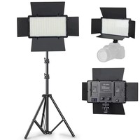 U600 U800 LED fotoğraf stüdyosu Video işığı kayıt aydınlatma kiti fotoğraf paneli Led ışık Youtube oyunu için canlı