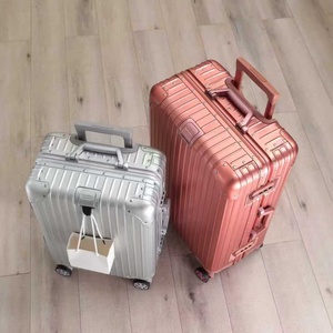 Valise de <span class=keywords><strong>cabine</strong></span> pour voyages d'affaires, valise rigide imperméable, cadre en aluminium, valise à roulettes, OEM, ensembles de bagages pour hommes - Product Image 1