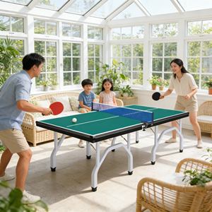 Nuevo Producto, Mesa de Tenis de Mesa para Interiores y Exteriores, <span class=keywords><strong>Mini</strong></span> Mesa de Tenis de Mesa para Jardín Familiar, Uso Dual en Interiores y Exteriores - Product Image 3