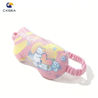 Masque de sommeil/ Voyage/ Portable/ à sangle élastique, 100% personnalisable, motifs animaux, OEM ODM, usine d'origine depuis 23 ans, numérique