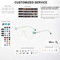Personnalisation, design tendance, lunettes en acétate pour enfants, lunettes de prescription durables pour enfants, montures et verres optiques OEM/ODM
