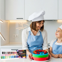 Poudre de colorant alimentaire comestible 5g à base d'huile pour gâteaux, crèmes, pâtisseries, décorations, ingrédients pour fondant et chocolat