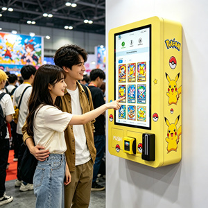 Máquina Expendedora de Tarjetas de Juego Individual o en Paquetes, Máquina Expendedora de Tarjetas Coleccionables de Pokémon, Compatible con Pagos sin Efectivo y con Billetes - Product Image 2