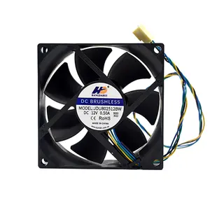 4-wire PWM 80mm 12v fan Dc brushless cooling cooler 12v exhaust fan 8025 80mm fan