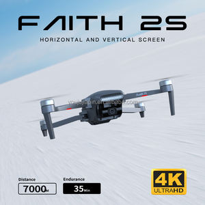 CFly-Faith 2S Drone professionnel, 3 axes, caméra, HD, 4K, GPS, 7KM, FPV, 35 minutes, quadcopte, <span class=keywords><strong>SG906</strong></span> <span class=keywords><strong>MAX2</strong></span>, nouveauté 2020 - Product Image 3