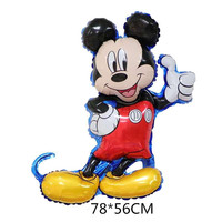 Ballons en Mylar de dessin animé, vente en gros, décoration de fête d'anniversaire pour enfants, Minnie, Mickey, ballons en aluminium, Offre Spéciale