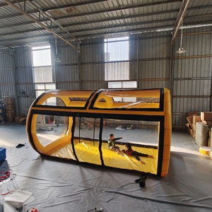 Gonfiabile a Forma di Globo di Neve, Decorazioni di Halloween, Cabina Fotografica, Tenda Trasparente in PVC Resistente per Tutte le Stagioni - Product Image 2