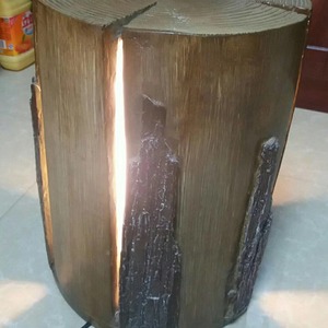 Solar Garden <b>Light</b> Resin <b>Tree</b> Stump Design LED <b>Outdoor</b> Water Resistant Free Standing 3 Year Warranty - Product Image 2