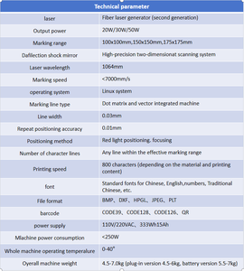 CS TEC <span class=keywords><strong>Mini</strong></span> Thông Minh Sợi <span class=keywords><strong>Laser</strong></span> Khắc SS Nhôm Kim Loại Nhựa 20W 30W Sợi <span class=keywords><strong>Laser</strong></span> Đánh Dấu Máy Max Cầm Tay Cho Meatal - Product Image 5