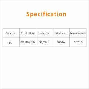 Autocuiseur Électrique Intelligent Ewant 5L 6L pour la Maison, Contrôle Programmable, Chauffage Rapide et Uniforme 1000W, <span class=keywords><strong>Cuiseur</strong></span> à <span class=keywords><strong>Riz</strong></span> à Pression - Product Image 2