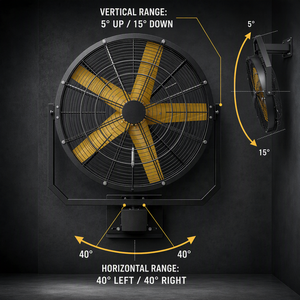 <span class=keywords><strong>Ventilateur</strong></span> mural silencieux HVLS à 5 pales en aluminium de 1,5 m de diamètre avec contrôleur VFD 220 V pour entrepôts et gymnases – <span class=keywords><strong>Prix</strong></span> usine - Product Image 4