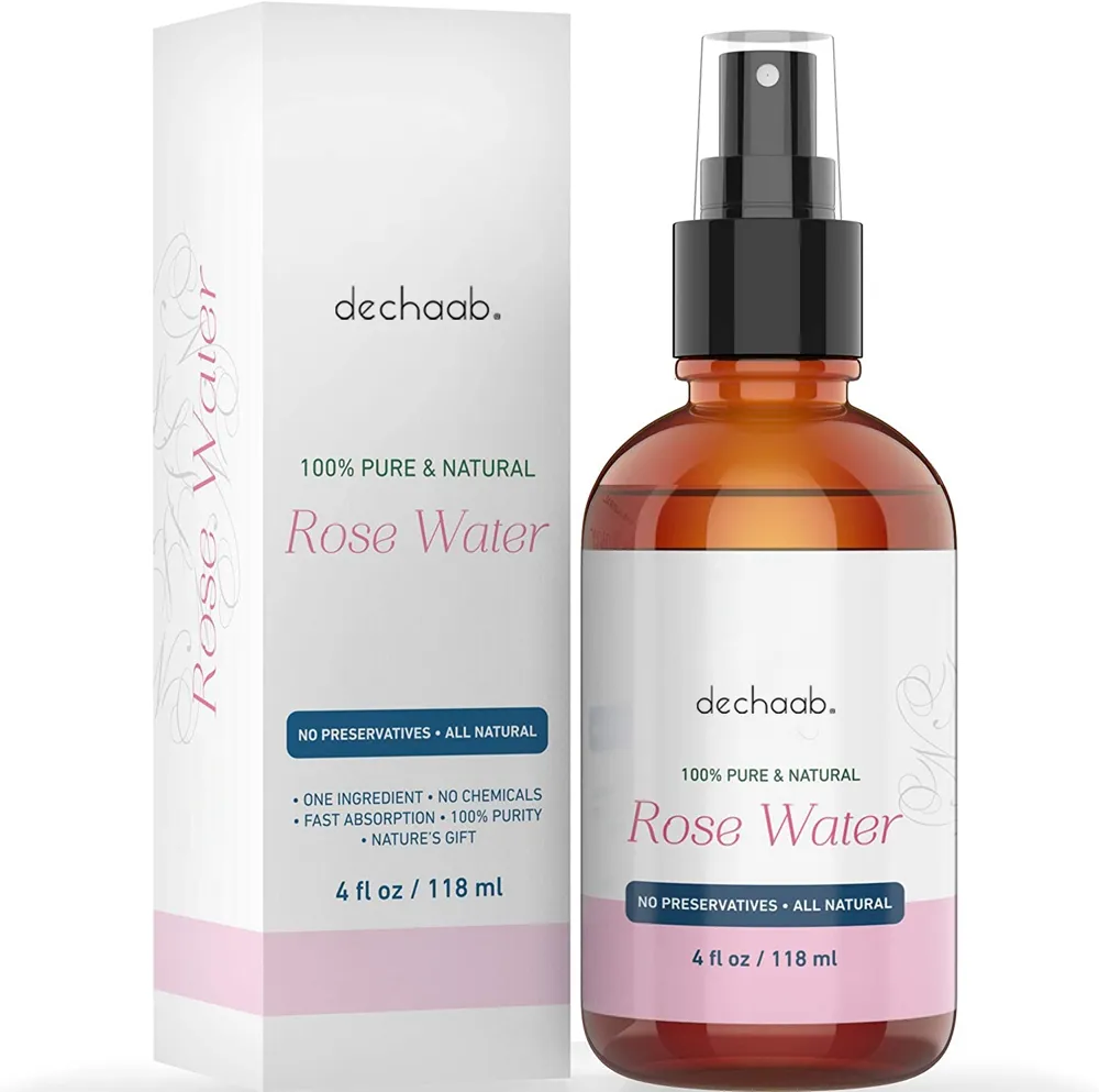 Private Label Natural Organic Rose Water Facial Mist Hydrating Skin Care Spray Face Toner Rose Water For Face