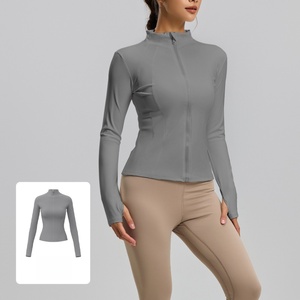 女式成人修身速干瑜伽夹克轻质氨纶/涤纶运动外套适合锻炼 - Product Image 5