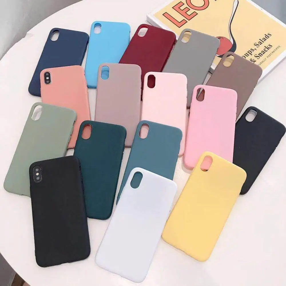iPhone 12 TPU case High quality OEM and ODM original pure color tpu pattern jelly phone case for iphone x back cover